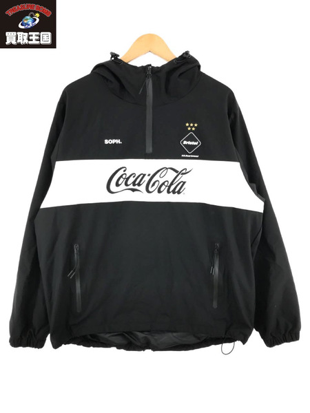 F.C.Real Bristol×COCA-COLA HALF ZIP ANORAK S FCRB-200002