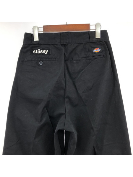 STUSSY×Dickies　パンツ　ブラック　M DI-ST-166SS-02W