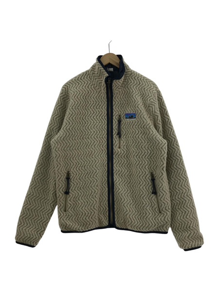 patagonia ウーリーフリースリバーシブルジャケット (M) オートミール