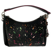 Desigual ショルダーバッグ パンチング加工 フェイクレザーバッグ
