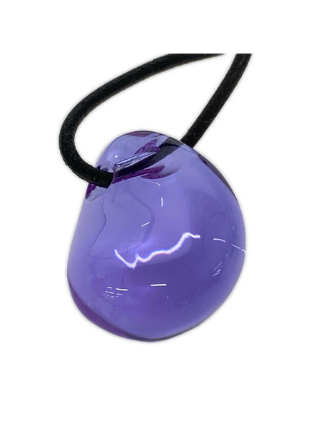 Baccarat ネックレス・ペンダント ガレ パープル