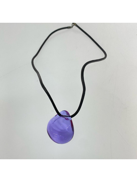 Baccarat ネックレス・ペンダント ガレ パープル