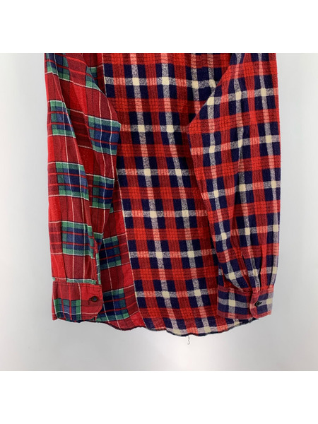 R.H VINTAGE L/Sネルシャツ