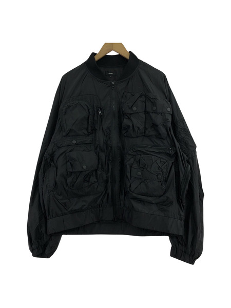 BEAMS ジャケット 撥水 マルチポケット MA-1(L)