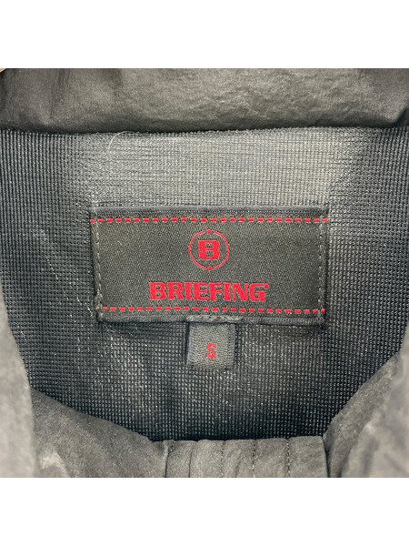 BRIEFING ジャケット キルティングニット 黒