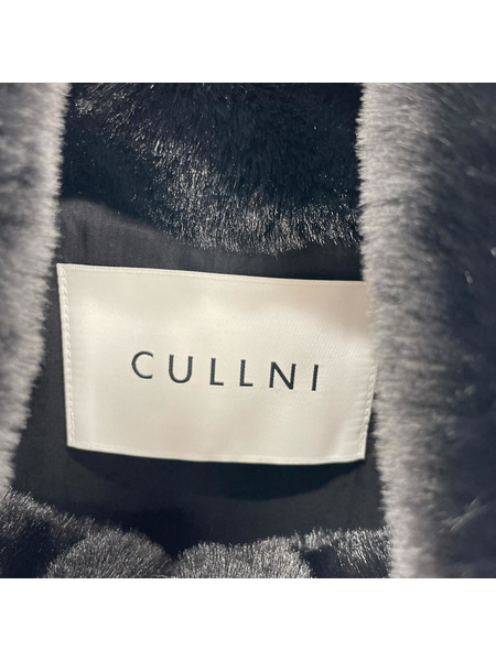 CULLNI ジャケット フェイクファーベスト 黒