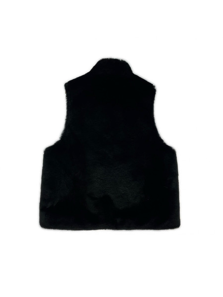 CULLNI ジャケット フェイクファーベスト 黒