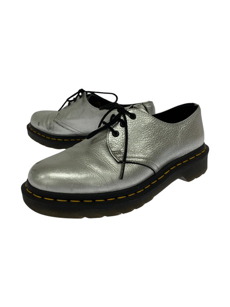 Dr.Martens 3ホールシューズ(UK 5)メタルシルバー