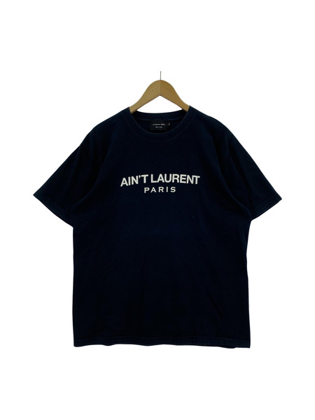 A Elegantes SAPeu AIN'T LAURENT Tee ブラック L