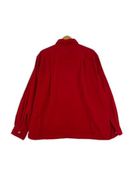 OLD・VINTAGE 長袖シャツ 60s コーデュロイシャツ 赤 XL