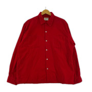 OLD・VINTAGE 長袖シャツ 60s コーデュロイシャツ 赤 XL