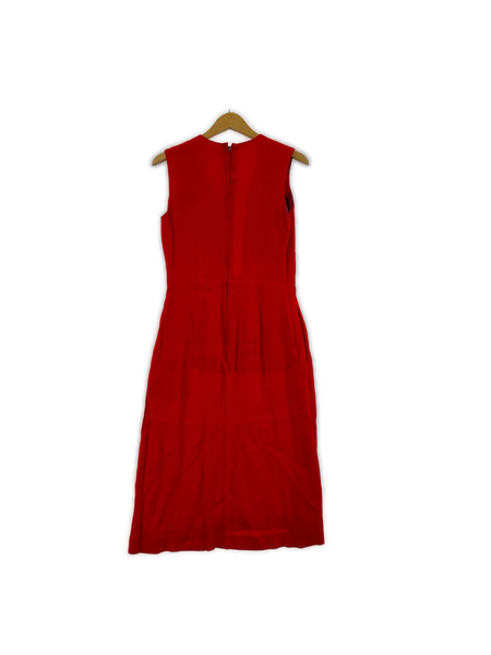 TOGA ノースリーブワンピース レーヨン ワンピース 36 レッド