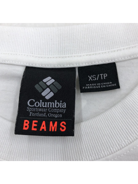 Columbia PFG×BEAMS ロンTee/WHT