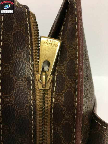 CELINE マカダム M94 トートバッグ 茶