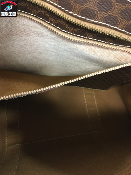 CELINE マカダム M94 トートバッグ 茶