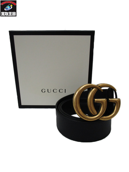 GUCCI GGマーモント/レザーベルト/406831