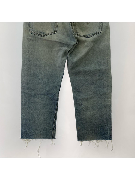 Levi's デニム・ジーンズ 80s USA製 501 赤耳オリジナル カットオフ 約35インチ