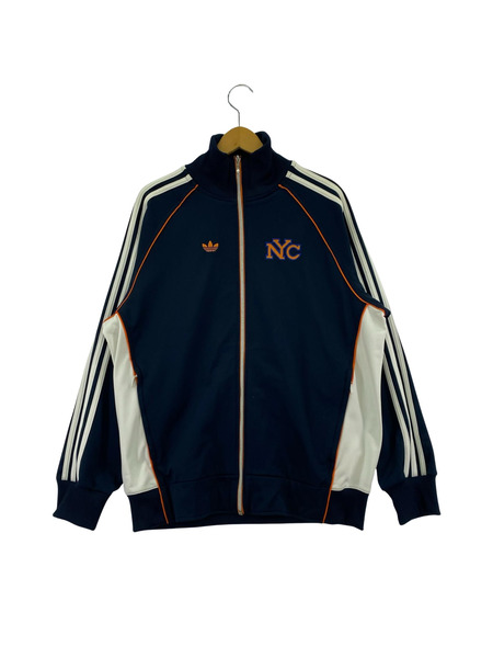 adidas ジャケット NYCバックプリント/トラックジャケット/M/白