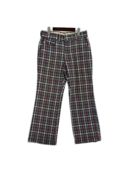 Levi's パンツ Panatela チェック 青/赤