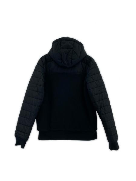 POLO RALPH LAUREN パーカー(ジップアップ) キルティング 切替  パーカー  黒 M