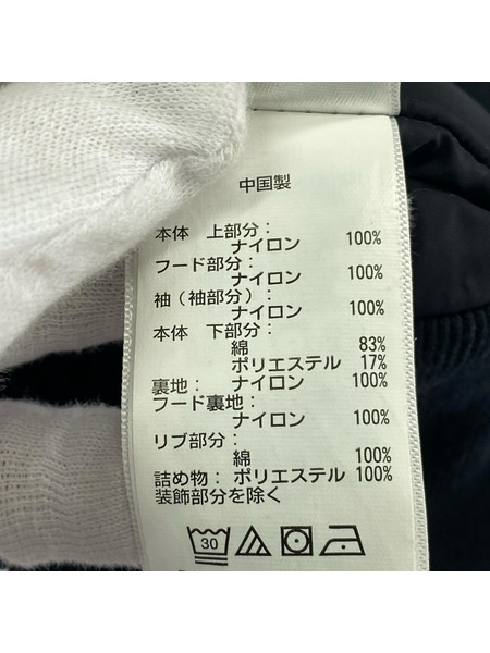 POLO RALPH LAUREN パーカー(ジップアップ) キルティング 切替  パーカー  黒 M