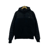 POLO RALPH LAUREN パーカー(ジップアップ) キルティング 切替  パーカー  黒 M