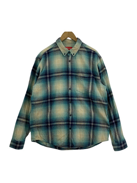 Supreme 23SS SHADOW PLAID FLANNEL SHIRTS M