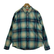 Supreme 23SS SHADOW PLAID FLANNEL SHIRTS M