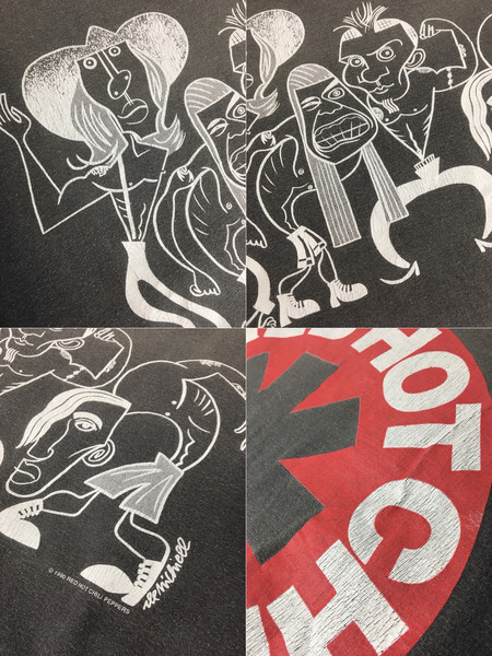 OLD・VINTAGE 半袖Tシャツ・カットソー 90s RED HOT CHILI PEPPERS GIANT ピカソTシャツ