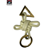 キーケース・キーリング Bottega Veneta トライアングル キーリング 黄