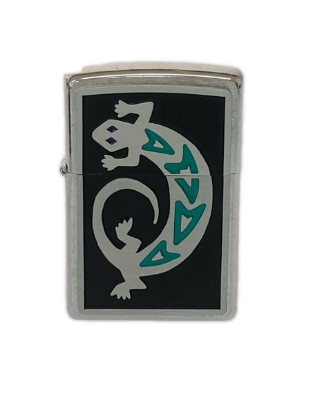 ZIPPO 2005 トカゲ エンブレムシルバー ブラッシュドクローム