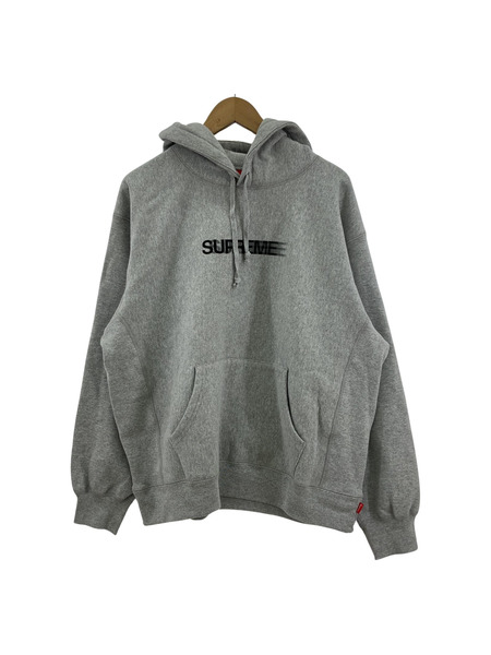 23SS/Supreme/Motion Logo Hooded Sweatshirt/M/グレー