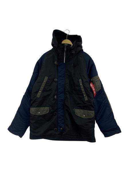 ALPHA INDUSTRIES N-3B/MOD colormix/TA0316-072/フライトジャケット(XL)