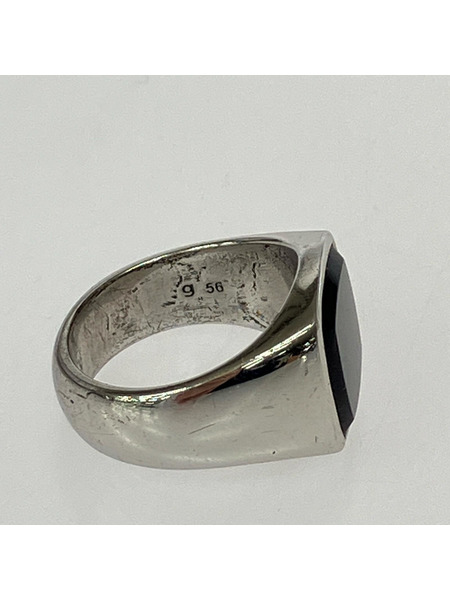 TOM WOOD リング・指輪 Shelby Polished Black Onyx
