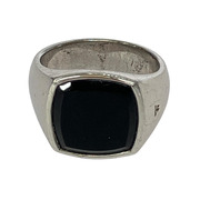 TOM WOOD リング・指輪 Shelby Polished Black Onyx