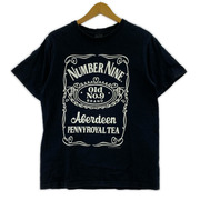 NUMBER (N)INE 半袖Tシャツ・カットソー 03SS JACK DANIELS カート期 カットソー 黒