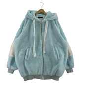 ジャケット TRAVAS TOKYO/ファーパーカー/BLU