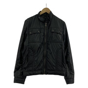 DOLCE＆GABBANA GOATSKIN 中綿ライダースジャケット 44 黒 G9518T