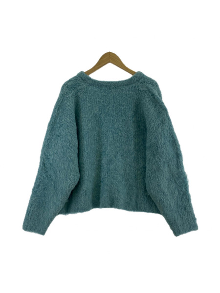 Whim Gazette ミックスヤーンVネックプルオーバー F WGZ1032405A0011