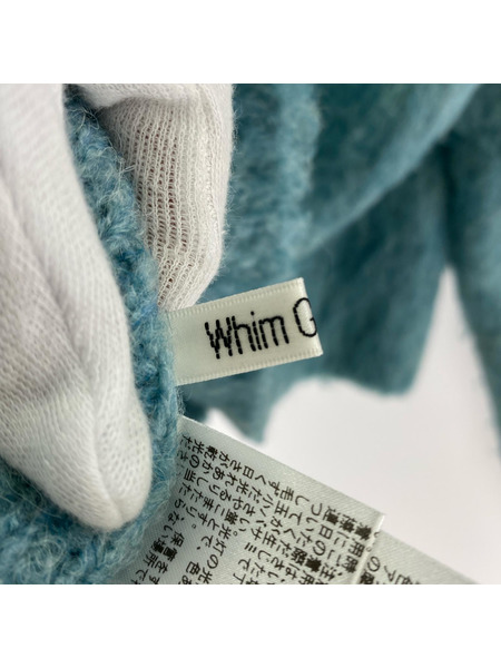 Whim Gazette ミックスヤーンVネックプルオーバー F WGZ1032405A0011