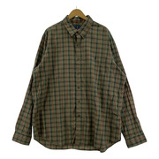 POLO RALPH LAUREN 長袖シャツ チェックシャツ 緑