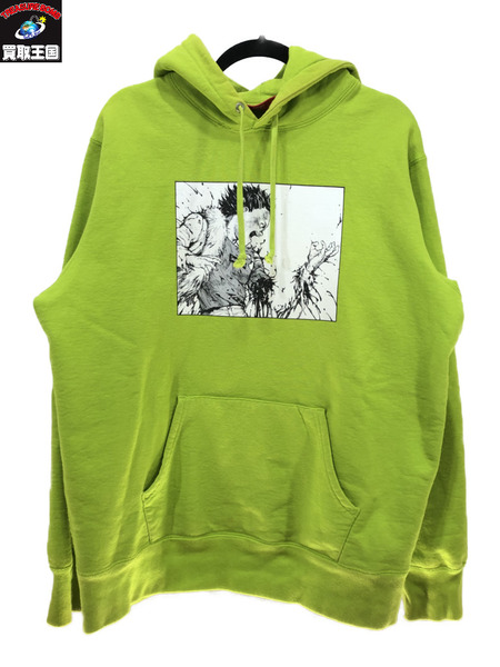 supreme AKIRA hoodie パーカー色褪せがあります