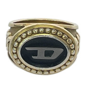 DIESEL リング・指輪 ロゴ ゴールドカラー #19