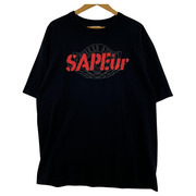 THE NETWORK BUSINESS×SAPEur WING TEE (XL) 黒