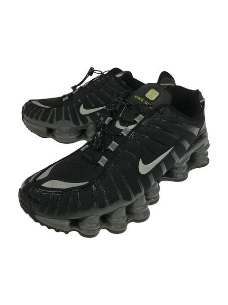 NIKE WMNS SHOX TL BLACK/METALLIC SILVER 28cm FV0939-001