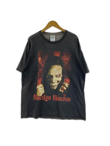 OLD・VINTAGE 半袖Tシャツ・カットソー 00s USA製 Marilyn Manson Tee 黒 (XL)