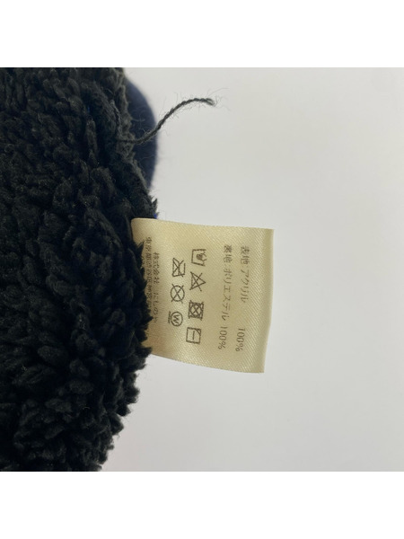 NEAT ニットキャップ LOGO KNIT CAP 青/オレンジ
