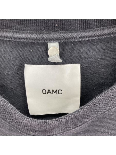 OAMC 20SS S/Sポケットカットソー L ブラック OAMS702068