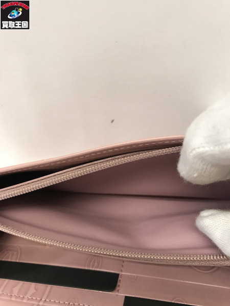 Cartier ハッピーバースデー 長財布 ピンク