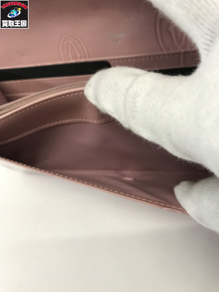 Cartier ハッピーバースデー 長財布 ピンク